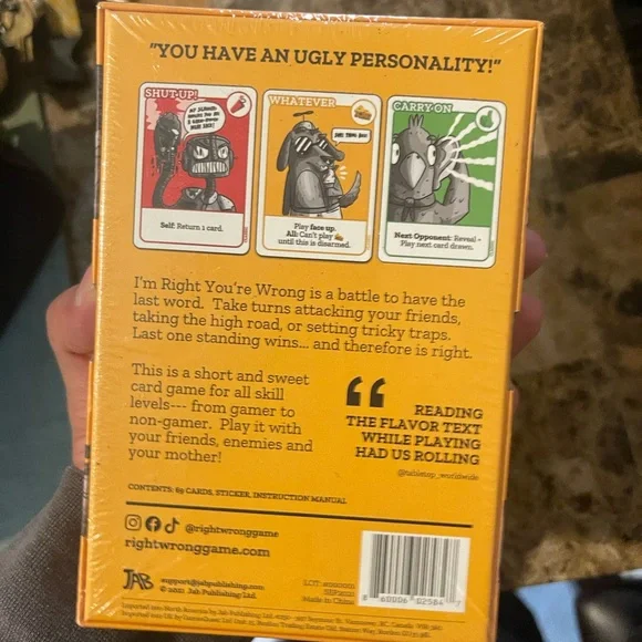 I'm Right You're Wrong Card Game - Picture 3 of 6